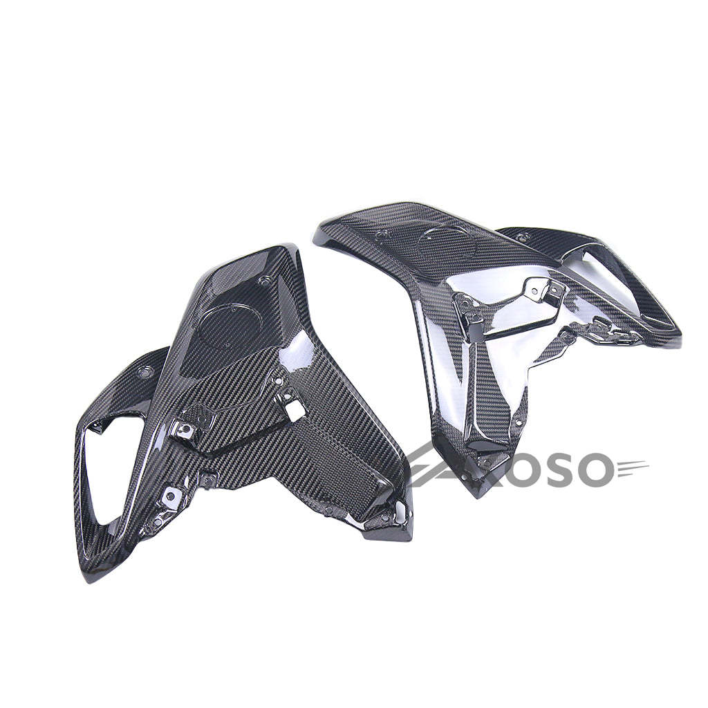 AKOSO BMW R1200GS 2020+ Carbon Fiber Motorcycle Tank Lower Side Panels Fairing Kit