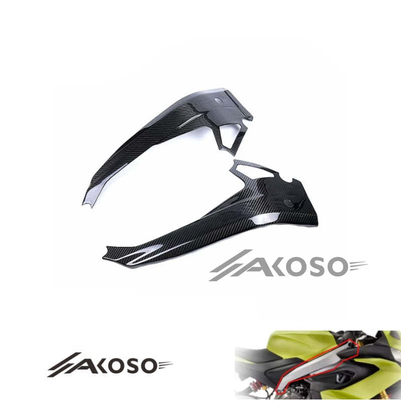 AKOSO 2021-2024 Aprilia RS660 Carbon Fiber Motorcycle Modified Frame Cover Plate