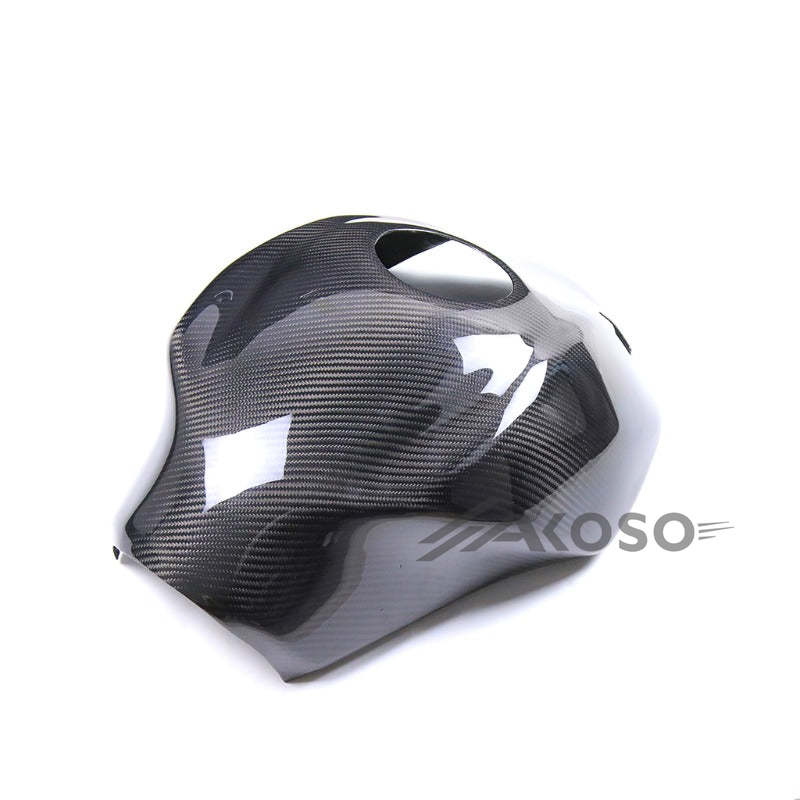 AKOSO 2015-2024 Kawasaki Ninja H2 H2R Carbon Fiber Motorcycle Full Fuel Gas Tank Cover