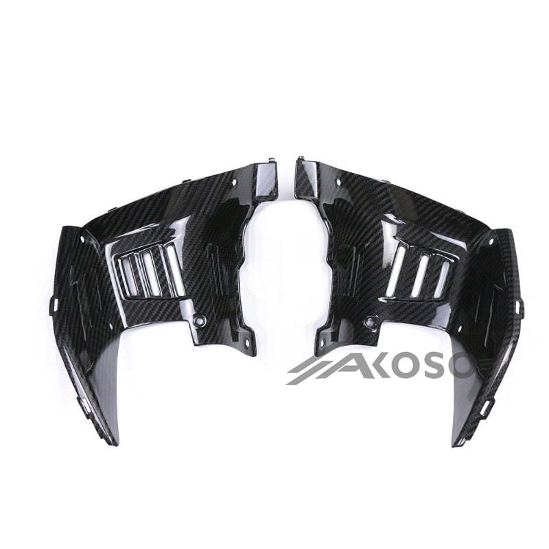 AKOSO 2023-2024 CFMOTO 800NK Carbon Fiber Motorcycle Fuel Tank Front Air Decorative Panel Fairing