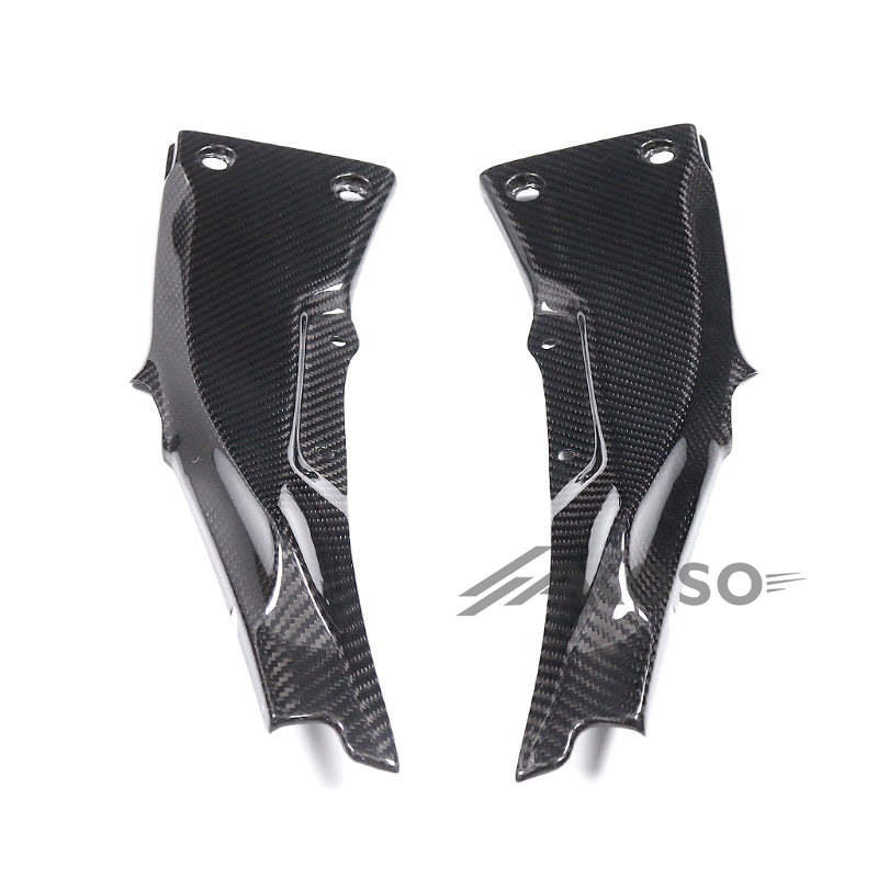 AKOSO 2016-2020 Kawasaki ZX10R ZX-10R Carbon Fiber Rear Tail Seat Upper Side Panel Fairing