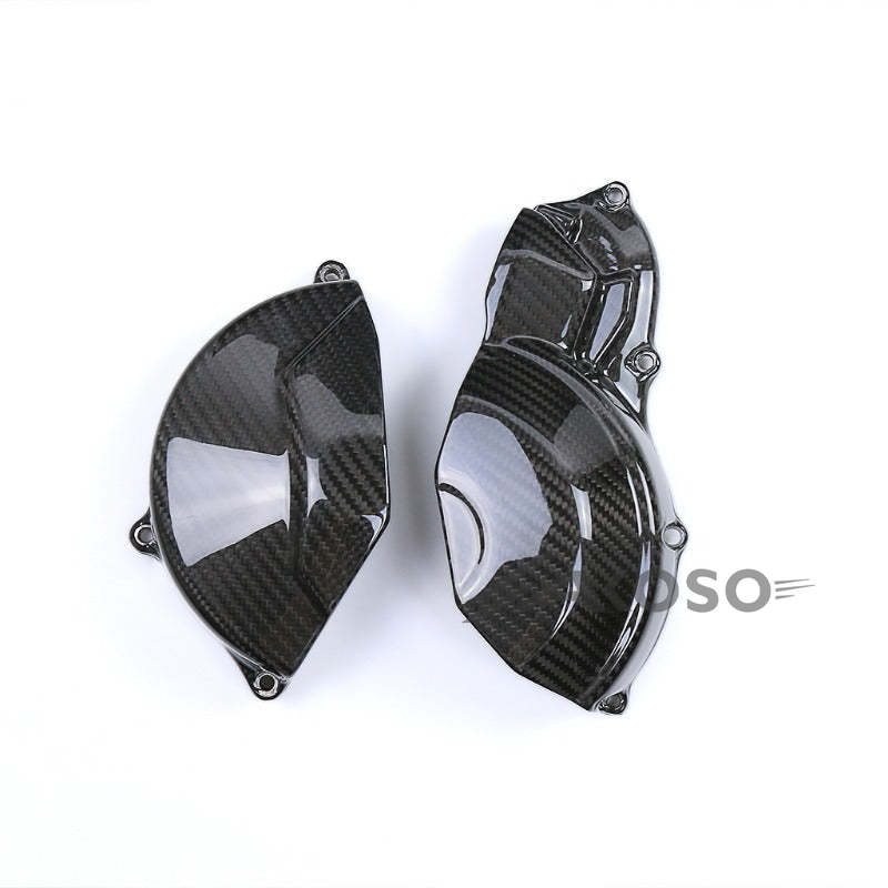 AKOSO 2021 2022 Aprilia RS660 Carbon Fiber Motorcycle Left and Right Engine Clutch Covers