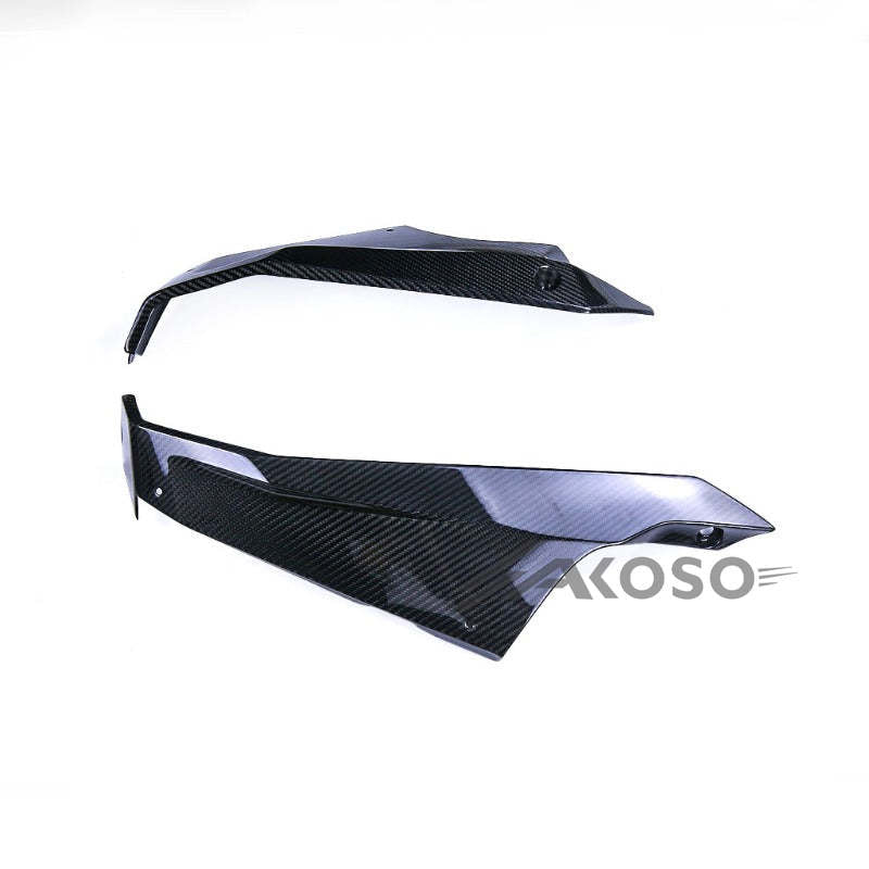 AKOSO 2018-2024 Kawasaki Ninja 400 Carbon Fiber Motorcycle Lower Bottom Belly Pan Fairing Kits