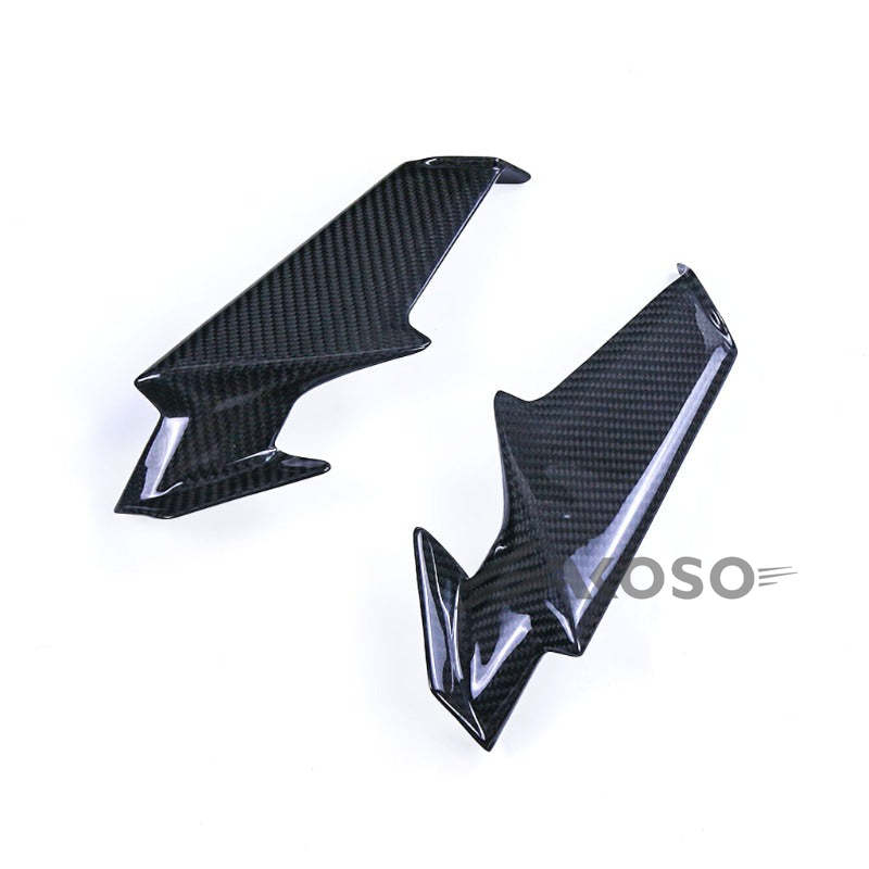 AKOSO 2018-2024 Kawasaki Ninja 400 Carbon Fiber Motorcycle Fixed Wing Fairing Winglet