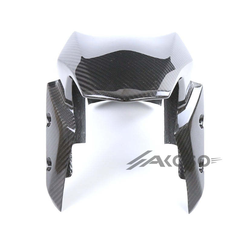 AKOSO 2017-2019 Kawasaki Z900 Carbon Fiber Motorcycle Front Wheel Mudguard Hugger Fender