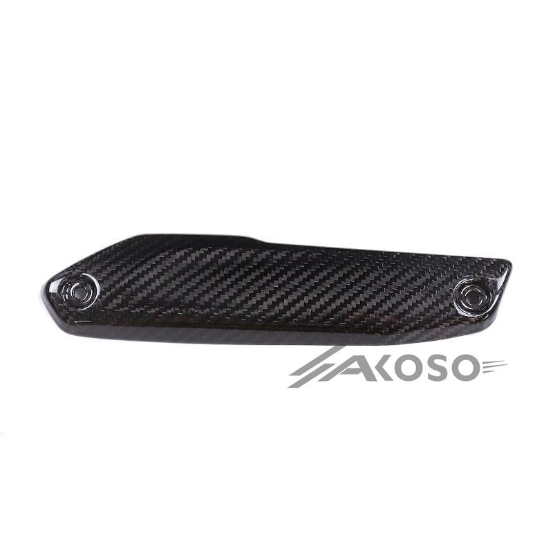 AKOSO 2020-2024 BMW F900R F900XR Carbon Fiber Exhaust Muffler Pipe Heat Shield Cover