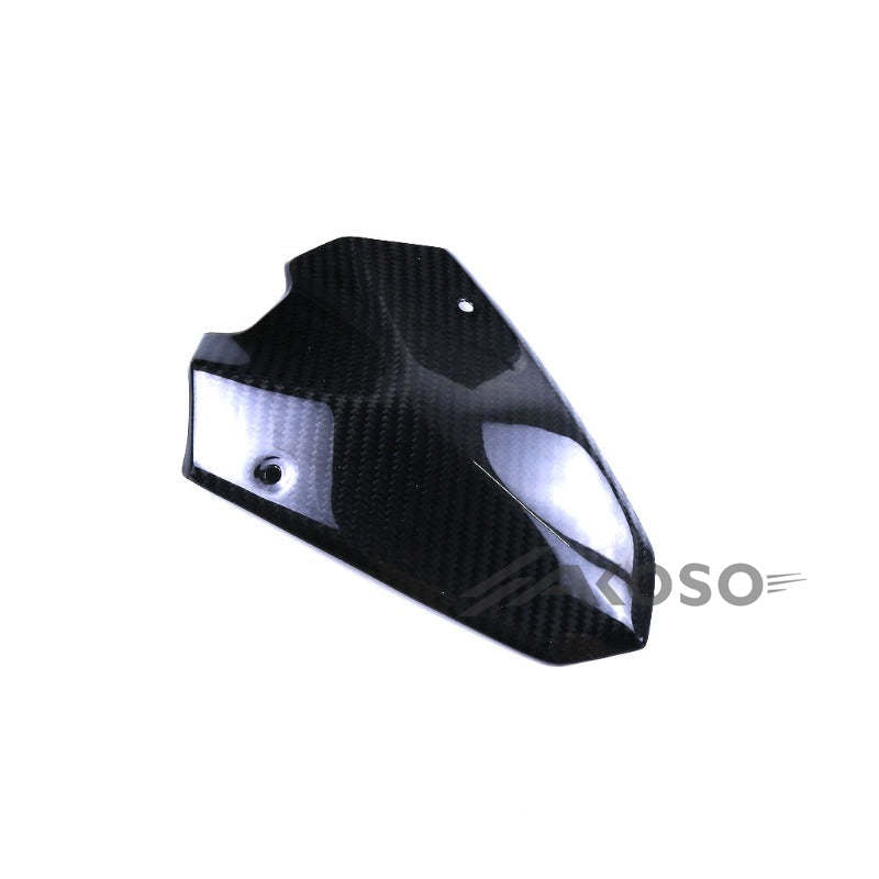 AKOSO 2014+ Kawasaki Z1000 Carbon Fiber Front Upper Headlight Under Windshield Panel Fairing