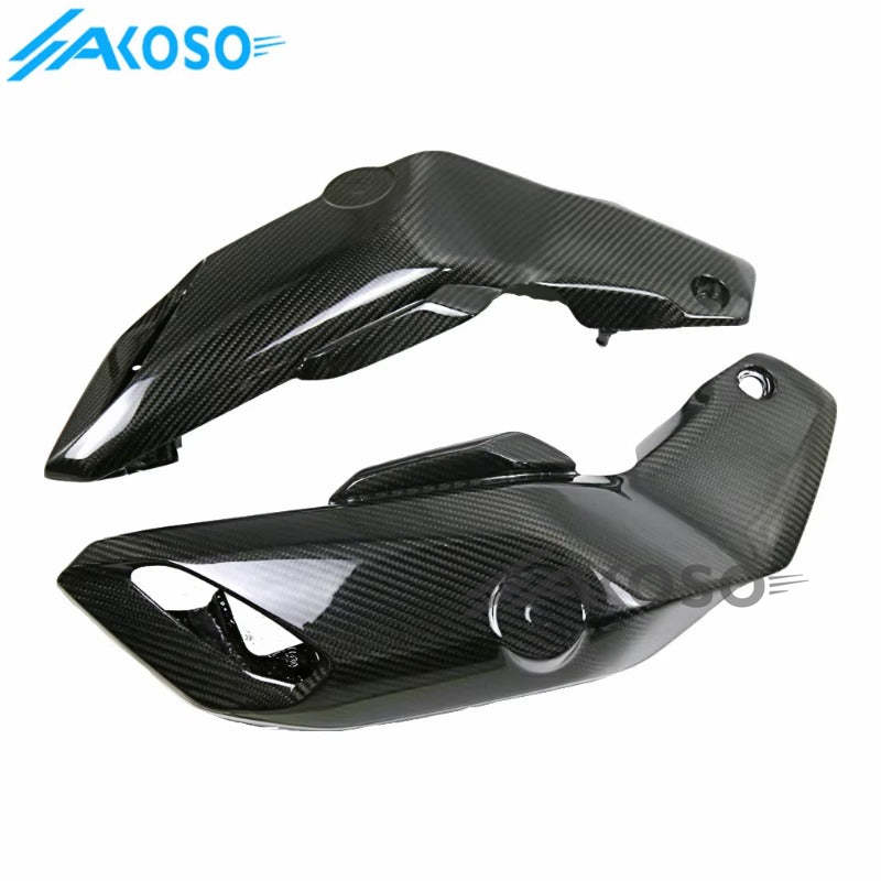 AKOSO Yamaha MT07 FZ07 2018-2022 Carbon Fiber Fuel Tank Front Side Panel Air Intake Covers