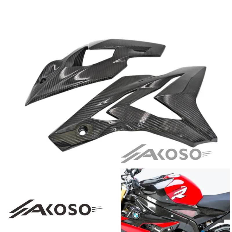 AKOSO 2014-2020 BMW S1000R Carbon Fiber Motorcycle Side Panel Fairings