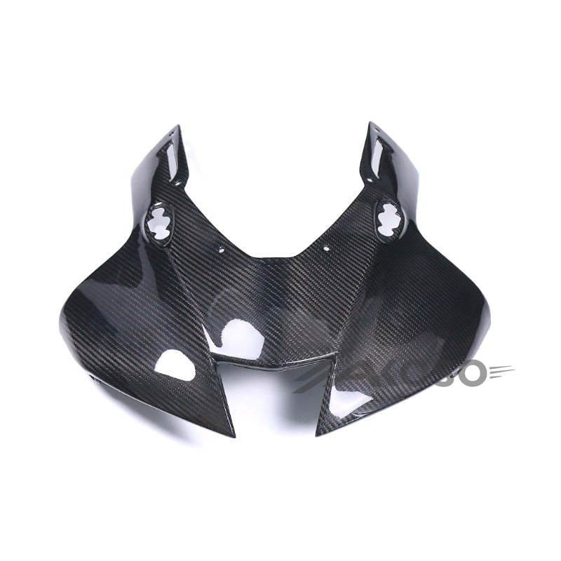 AKOSO 2021-2024 Honda CBR1000RR-R Carbon Fiber Front Nose Upper Headlight Cover Cowl Fairing Motorcycle