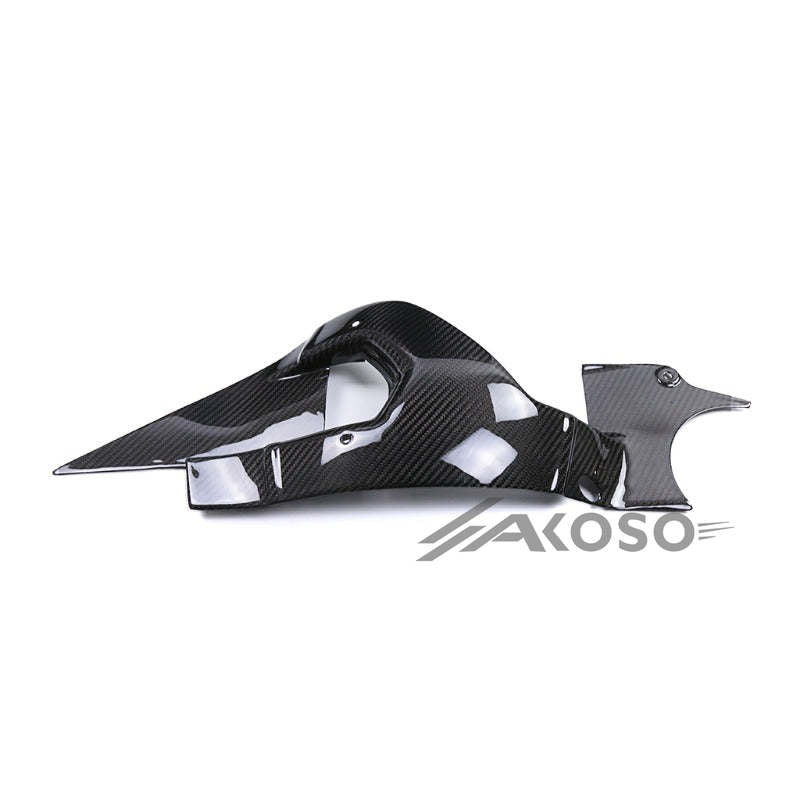 AKOSO 2015-2024 Kawasaki Ninja H2 H2R Carbon Fiber Motorcycle Swing Arm Guard Protector Fairing Swingarm Cover