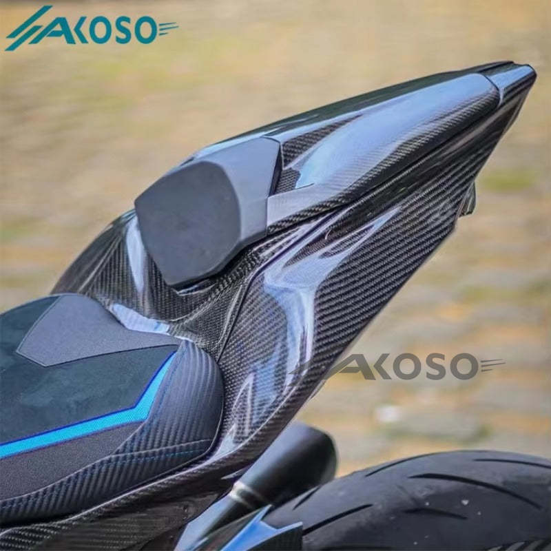 AKOSO 2020-2024 Kawasaki Ninja ZX-25R Carbon Fiber Motorcycle Accessories Rear Tail Seat Panel Cover Cowl