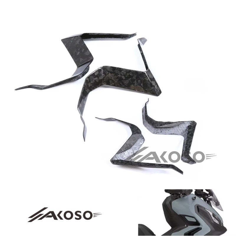 AKOSO 2017-2019 Honda XADV 750 Carbon Fiber Motorcycle Front Inner Fairing