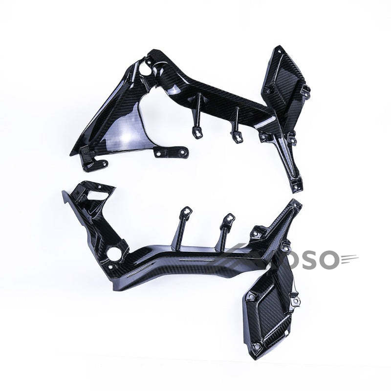 AKOSO 2014-2018 Honda CB650F CBR650F Carbon Fiber Motorcycle Fairing Side Panels Frame Cover