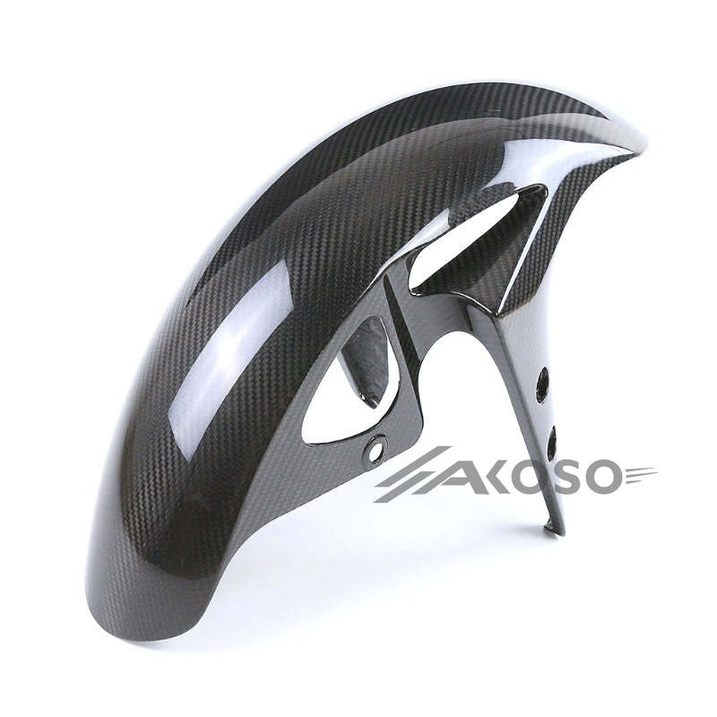 AKOSO 2022-2024 Yamaha YZF-R3 YZF R3 Carbon Fiber Front Fender Splash Hugger Mudguard Fairing