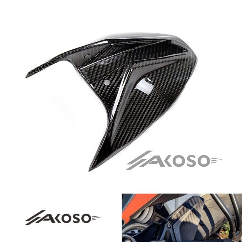 AKOSO 2018-2024 KTM 790 890 Duke Carbon Fiber Motorcycle Rear Fender Mudguard Splash Guard Hugger