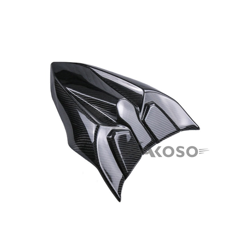 AKOSO 2014-2024 Kawasaki Ninja 650 Carbon Fiber Motorcycle Passenger Rear Seat Fairing Cover Cowl