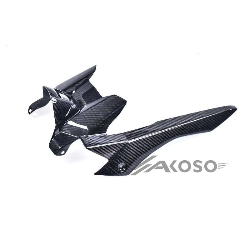 AKOSO 2014-2022 Yamaha MT07 MT-07 Carbon Fiber Rear Hugger Fender Splash Mud Dust Guard Mudguard