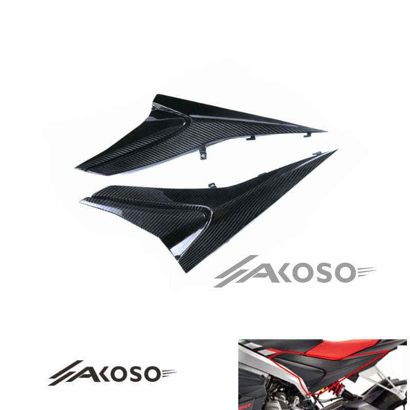 AKOSO 2021+ Aprilia RS660 Tuono660 Carbon Fiber Motorcycle Seat Lower Side Panel Decorative Components