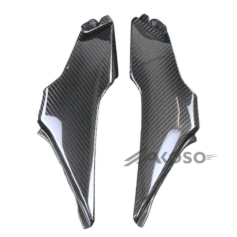 AKOSO 2020-2024 Kawasaki Z900 Carbon Fiber Motorcycle Seat Side Frame Cover Side Panel Fairing