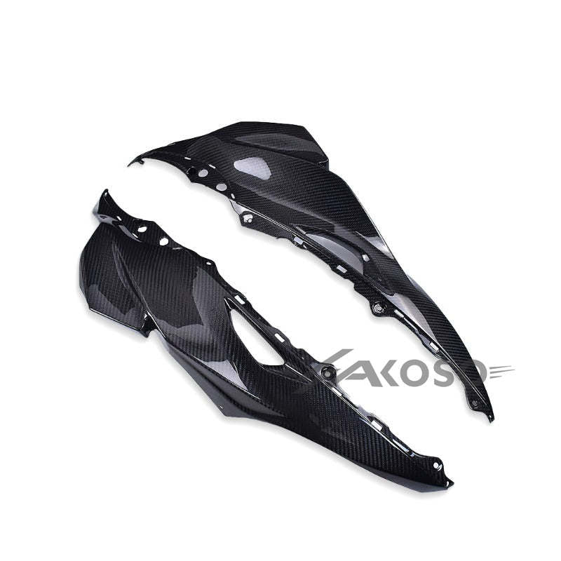 AKOSO 2016-2020 Kawasaki Ninja ZX10R ZX-10R Carbon Fiber Motorcycle Accessories Front Upper Side Fairings