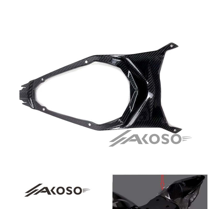 AKOSO 2020-2024 Kawasaki Ninja ZX-25R Carbon Fiber Motorcycle Accessories Rear Tail Seat Panel Cover Cowl