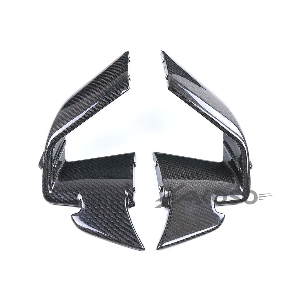 AKOSO 2023 2024 BMW S1000RR Carbon Fiber Winglets Side Panels Fixed Wings Fairing Motorcycle