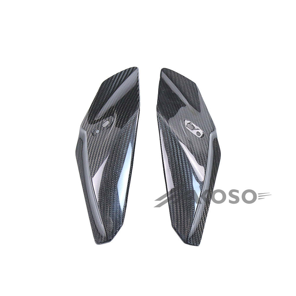 AKOSO 2014-2020 BMW S1000R Carbon Fiber Motorcycle Front Headlight Side Panels Cover Fairing