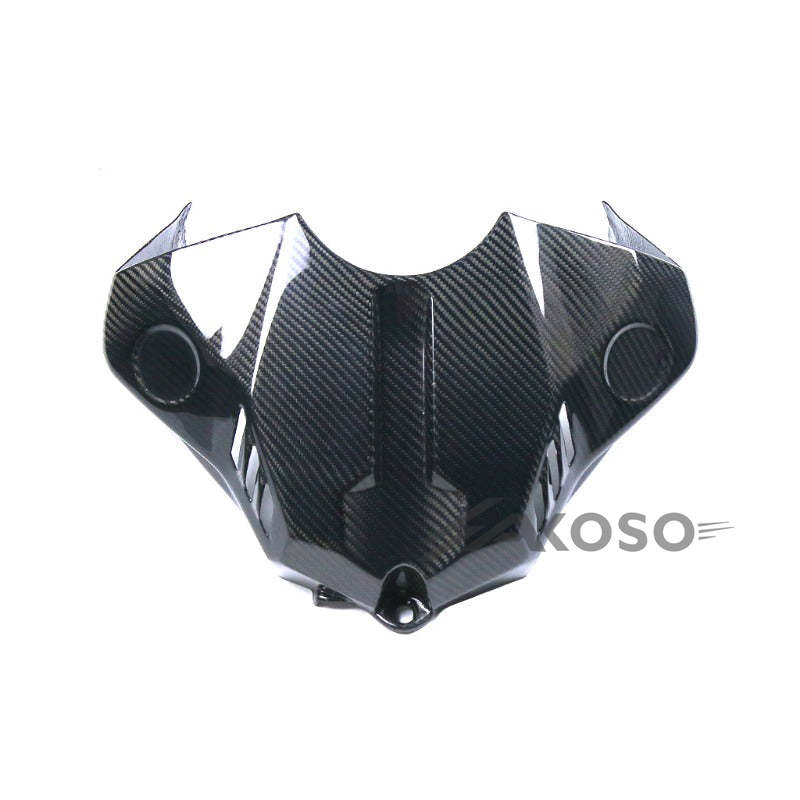 AKOSO 2015-2019 Yamaha YZF R1 R1M Carbon Fiber Motorcycle Airbox Fuel Gas Tank Cover Fairing