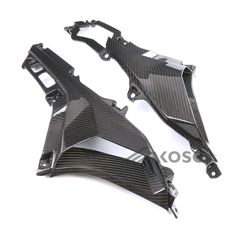 AKOSO 2020-2024 Kawasaki Ninja ZX-25R Carbon Fiber Motorcycle Front Side Air Duct Intake Inner Panel Faring