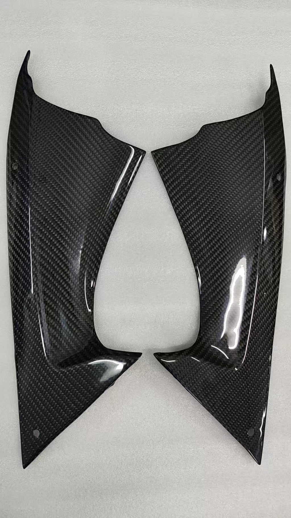 AKOSO 2008-2016 Yamaha R6 Carbon Fiber Front Fairing Dash Side Panels
