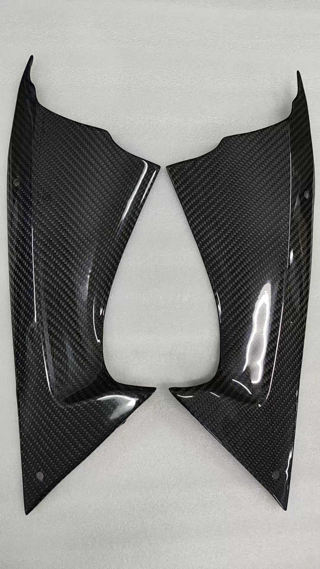 AKOSO 2008-2016 Yamaha R6 Carbon Fiber Front Fairing Dash Side Panels Covers