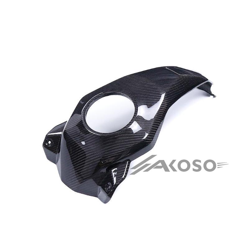 AKOSO 2020-2024 BMW F900R F900XR 100% Carbon Fiber Front Fuel Gas Tank Cover