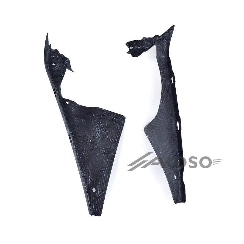 AKOSO 2017-2024 Yamaha R6 Carbon Fiber Side Fairings Upper Covers Panels