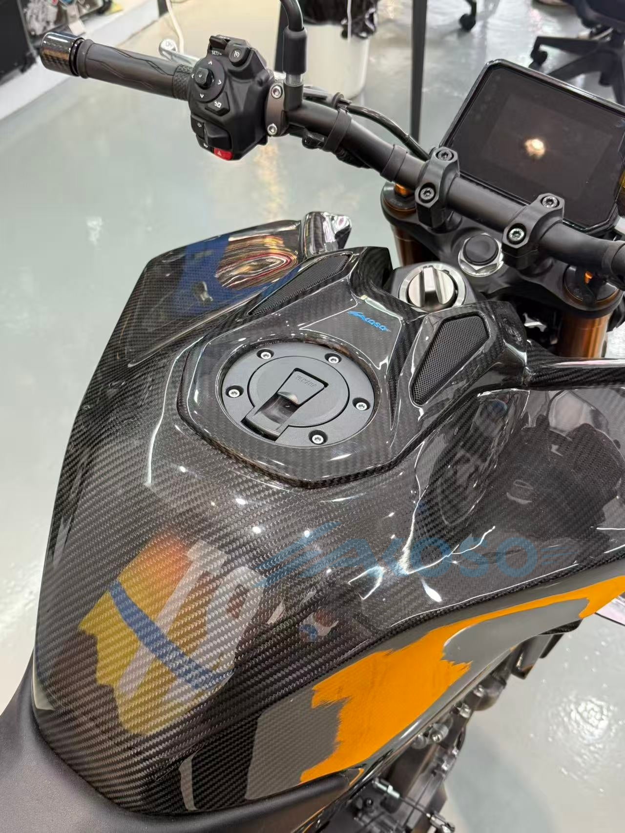 AKOSO 2024 2025 Yamaha MT09 / FZ09 Carbon Fiber Full Tank Cover