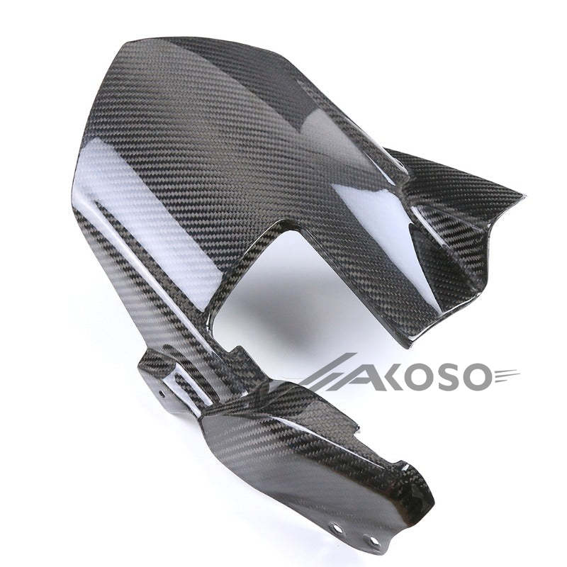 AKOSO 2014+ Kawasaki Z1000 Carbon Fiber Rear Fender Hugger Mudguard