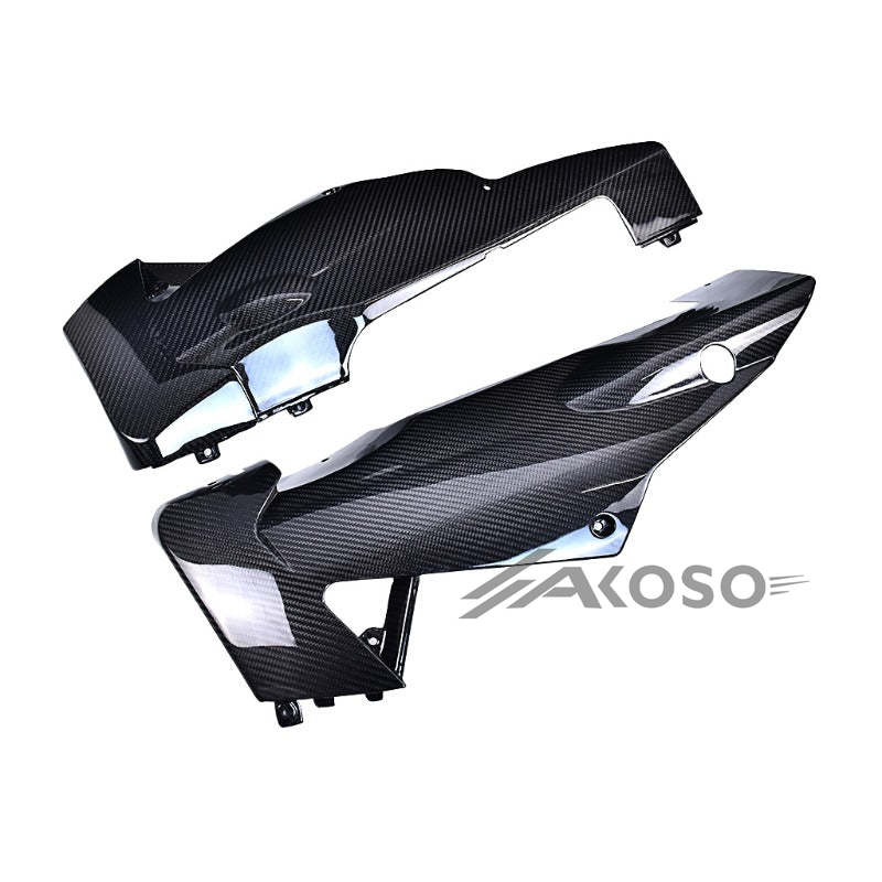 AKOSO 2016-2020 Aprilia RSV4 Carbon Fiber Belly Pan Fiber Lower Side Fairings Motorcycle Accessories