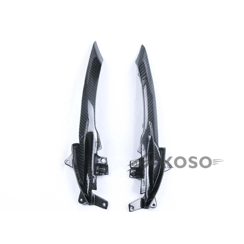 AKOSO 2014-2024 Kawasaki Ninja 650 Carbon Fiber Motorcycle Side Panel Inner Lining Guide Cover Fairing