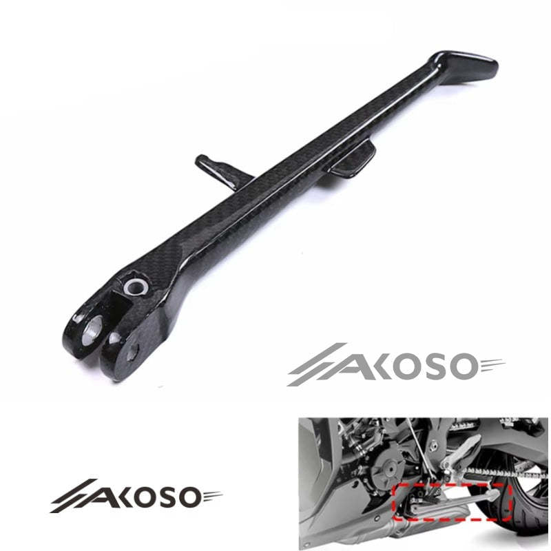 AKOSO 2019-2022 BMW S1000RR Carbon Fiber Foot Tripod Side Bracket Kickstand Side Stand