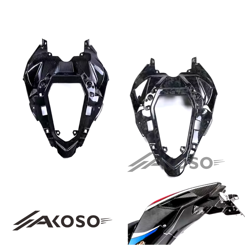 AKOSO 2021-2024 BMW S1000R Carbon Fiber Motorcycle Rear Seat Cover Tail Seat Cowl Fairing