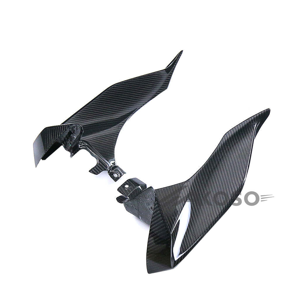 AKOSO Yamaha R1 2020-2024 Carbon Fiber Air Intake Cover Dashboard Side Panels Fairing Motorcycle