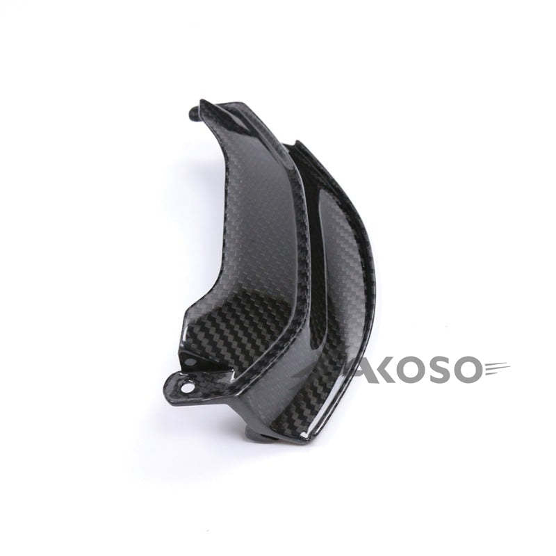 AKOSO 2023-2024 CFMOTO 800NK Carbon Fiber Fender Motorcycle Rear Seat Cushion Front Decorative Panel