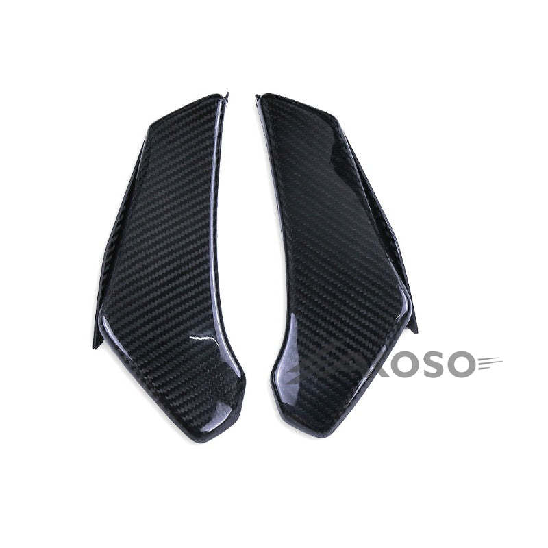 AKOSO 2015-2018 BMW S1000RR Carbon Fiber Motorcycle Front Side Winglet Wings Spoiler Fairing Cowl