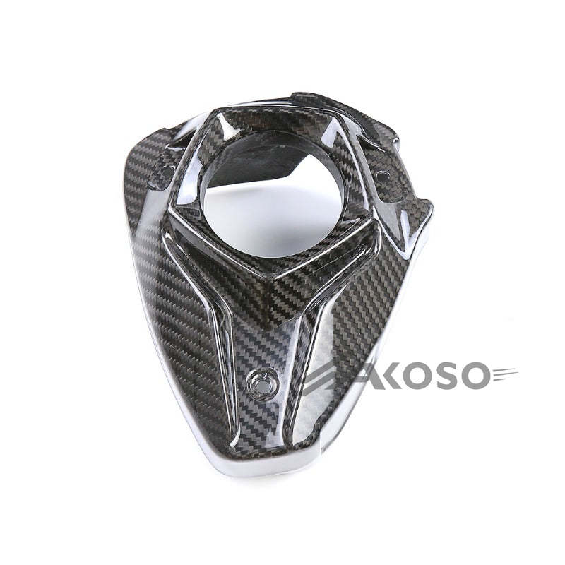 AKOSO 2021-2024 Kawasaki Z H2 Carbon Fiber Motorcycle Exhaust Pipe Cover Heat Shield Guard Trim Fairing Kits