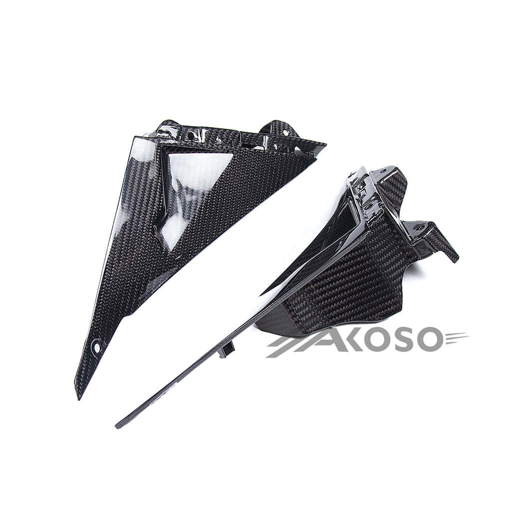 AKOSO 2024+ Kawasaki ninja ZX6R 636 100% Carbon Fiber Water Tank Guard Panels Fairing