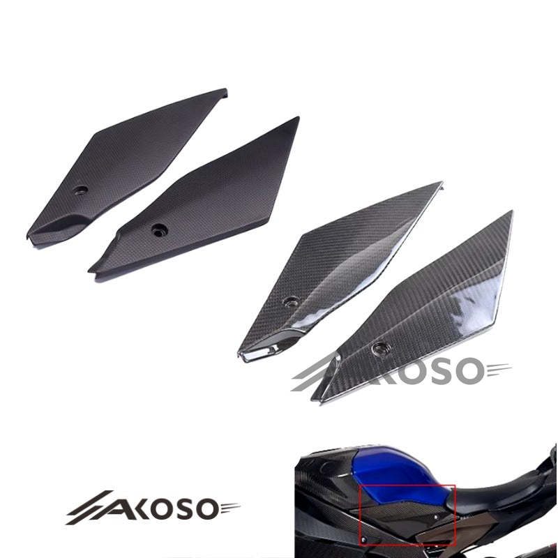 AKOSO Yamaha R1 R1M 2020-2024 Carbon Fiber Fuel Tank Side Cover Fairing Panel