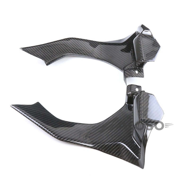 AKOSO 2015-2019 Yamaha YZF R1 R1S Carbon Fiber Motorcycle Dash Air Intake Ram Cover Fairing