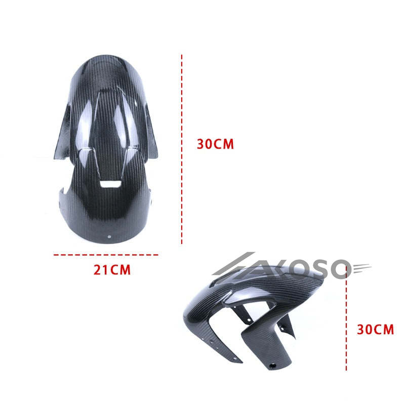 AKOSO 2021-2024 Aprilia RS660 Carbon Fiber Motorcycle Front Mudguard Fender