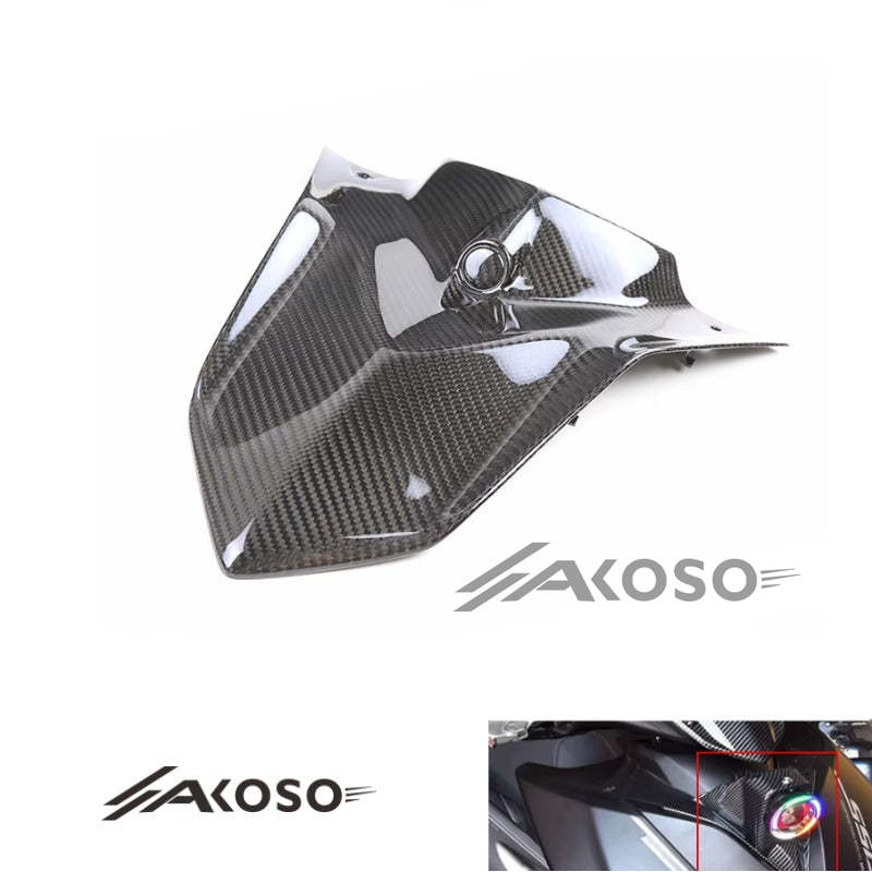 AKOSO 2016+ Yamaha NVX155 Carbon Fiber Front Headlight Fairing Cover