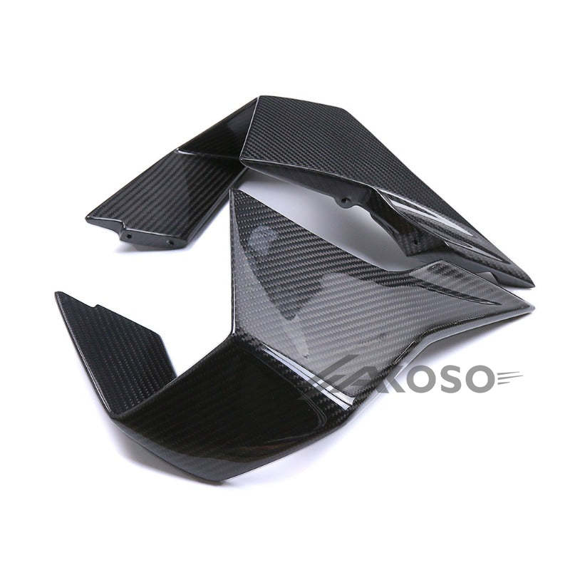 AKOSO 2023-2024 BMW M1000RR Carbon Fiber Wind Deflector Wings Fairing Front Spoiler Fixed Winglets Motorcycle